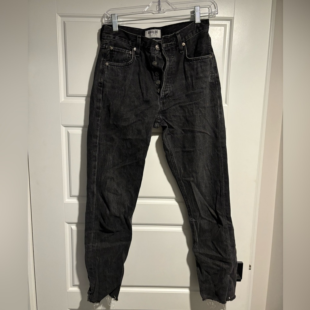 Agolde black jaime jeans